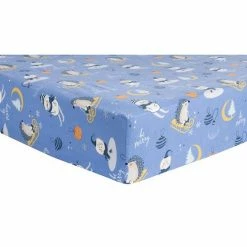 Trend Lab Snow Day Flannel Fitted Crib Sheet