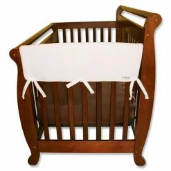 Trend Lab 2-pk. Solid Convertible Crib Side Rail Covers White 10 Trend Lab 2-pk. Solid Convertible Crib Side Rail Covers White -Trend Lab shop unnamed file 137