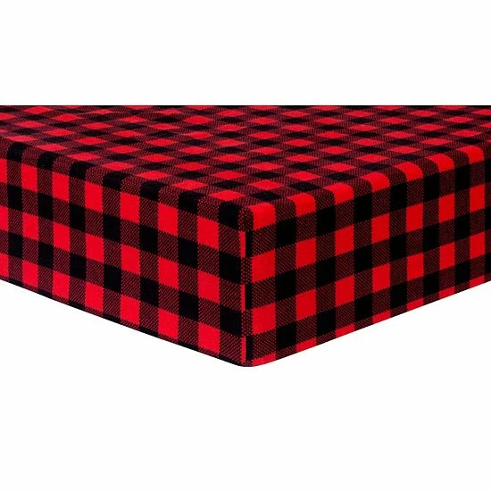 Trend Lab Buffalo Check Deluxe Flannel Fitted Crib Sheet 3 Trend Lab Buffalo Check Deluxe Flannel Fitted Crib Sheet