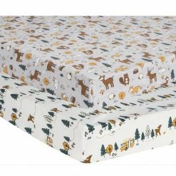 Trend Lab Woodland Trail 2-Pack Playard Sheets