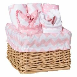 Trend Lab 7-Pc. Feeding Basket Gift Set Pink Sky -Trend Lab shop unnamed file 238
