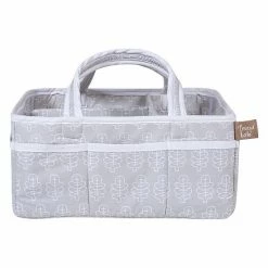 Trend Lab Gray Leaf Storage Caddy