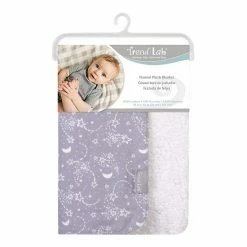 Trend Lab Space Deep Pile Plush Baby Blanket Grey White -Trend Lab shop unnamed file 251