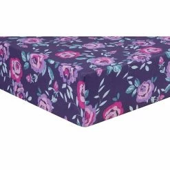 Trend Lab Flora Jersey Fitted Crib Sheet