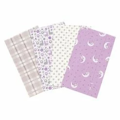 Trend Lab Llamas & Unicorns 4-pk. Flannel Burp Cloths
