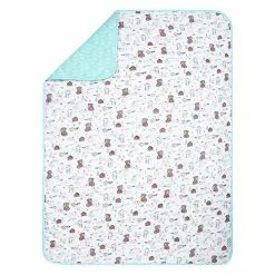 Trend Lab Fishing Bears Reversible Crib Quilt