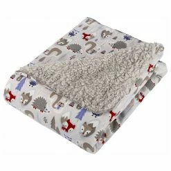 Trend Lab Winter Forest Faux Shearling Reversible Blanket
