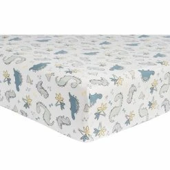 Trend Lab Little Dinos Flannel Fitted Crib Sheet