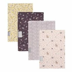 Trend Lab Autumn Forest 4-Pack Baby Flannel Blankets