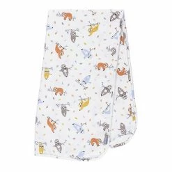 Trend Lab Slothing Around Flannel Swaddle Blanket