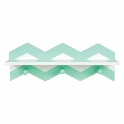 Trend Lab Chevron Wall Shelf Mint