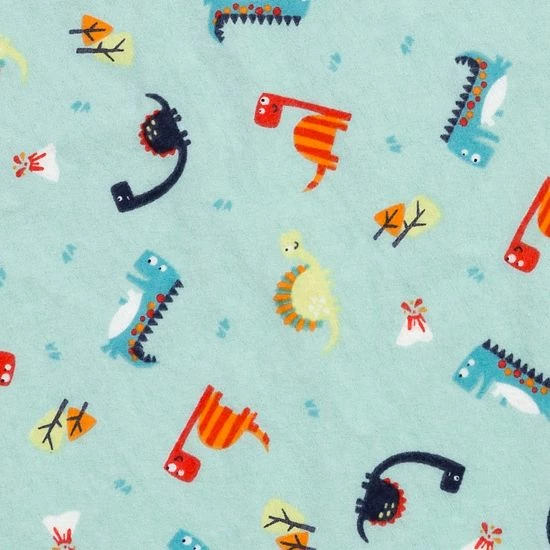 Trend Lab Dinosaurs Deluxe Flannel Fitted Crib Sheet 4 Trend Lab Dinosaurs Deluxe Flannel Fitted Crib Sheet - Image 2