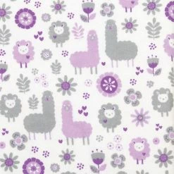 Trend Lab Llama Friends Deluxe Flannel Fitted Crib Sheet -Trend Lab shop unnamed file 390