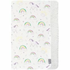 Trend Lab Unicorn Rainbow Faux Shearling Reversible Blanket -Trend Lab shop unnamed file 415