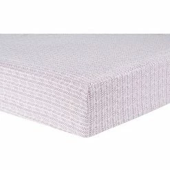 Trend Lab Lilac Herringbone Fitted Crib Sheet