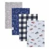 Trend Lab Sky Traveler 4-Pack Baby Flannel Blankets -Trend Lab shop unnamed file 447