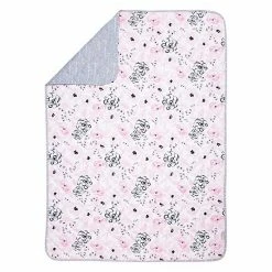 Trend Lab Watercolor Floral Reversible Crib Quilt