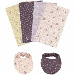 Trend Lab Autumn Forest 6 Piece Bib & Burp Cloth Set