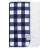 Trend Lab Navy & White Buffalo Check Flannel & Faux Shearling Baby Blanket -Trend Lab shop unnamed file 568