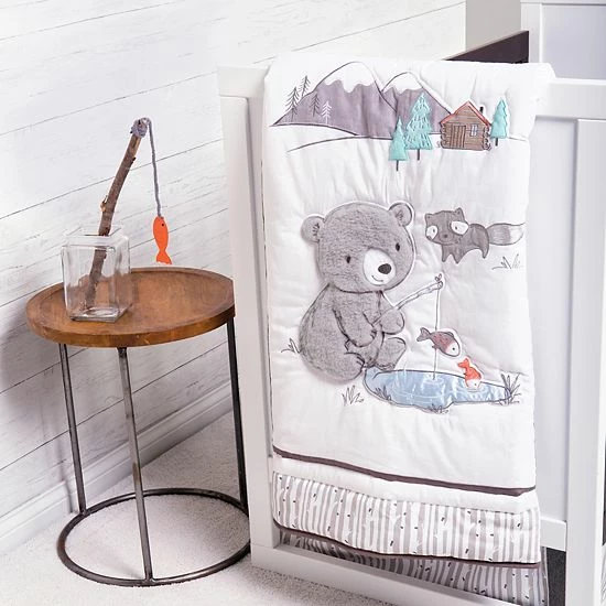 Trend Lab Gone Fishing 3 Piece Crib Bedding Set 8 Trend Lab Gone Fishing 3 Piece Crib Bedding Set - Image 6