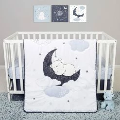 Trend Lab Sammy & Lou Bearly Dreaming 4 Piece Crib Bedding Set