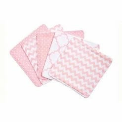 Trend Lab Pink Sky 5 Pack Wash Cloth Set -Trend Lab shop unnamed file 625