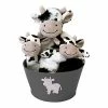 Trend Lab Cow 4 Piece Plush Gift Set Bucket -Trend Lab shop unnamed file 63