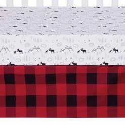 Trend Lab Lumberjack Moose 3 Piece Crib Bedding Set -Trend Lab shop unnamed file 673
