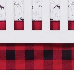 Trend Lab Lumberjack Moose 3 Piece Crib Bedding Set -Trend Lab shop unnamed file 674