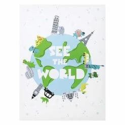 Trend Lab See The World Dinosaurs Canvas Wall Art