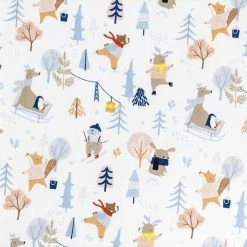 Trend Lab Winter Park Flannel Fitted Crib Sheet -Trend Lab shop unnamed file 7