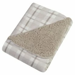 Trend Lab Plaid Flannel & Faux-Shearling Blanket -Trend Lab shop unnamed file 737