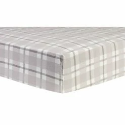 Trend Lab Plaid Deluxe Flannel Fitted Crib Sheet