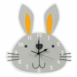 Trend Lab Animal Face Wall Clock Bunny