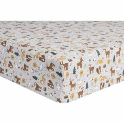 Trend Lab Woodland Trail Flannel Fitted Crib Sheet