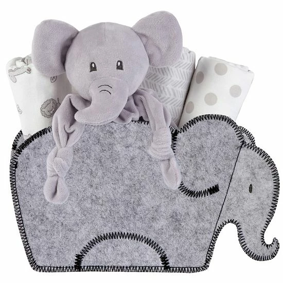 Trend Lab Elephant Shaped 5 Piece Gift Set By My Tiny Moments™ 3 Trend Lab Elephant Shaped 5 Piece Gift Set By My Tiny Moments™